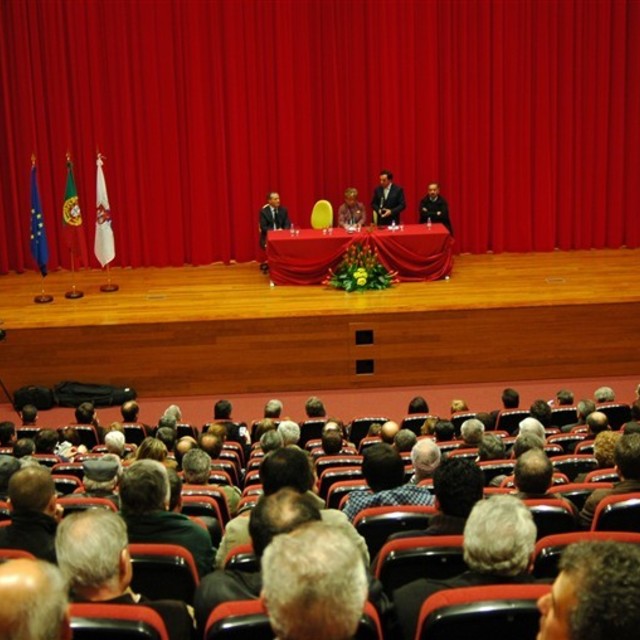 Auditório municipal - inauguração com a ministra da cultura, dra isabel pires de lima